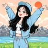 青青逗花儿