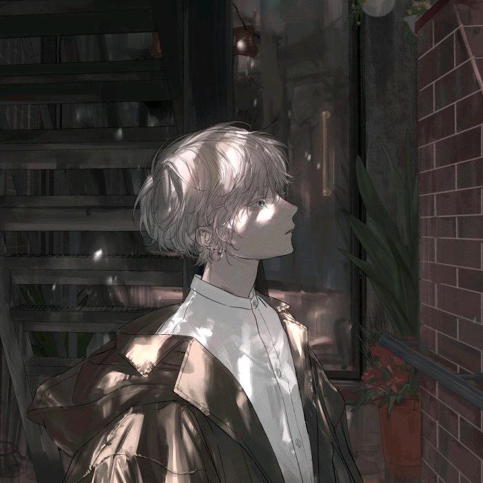 一只花