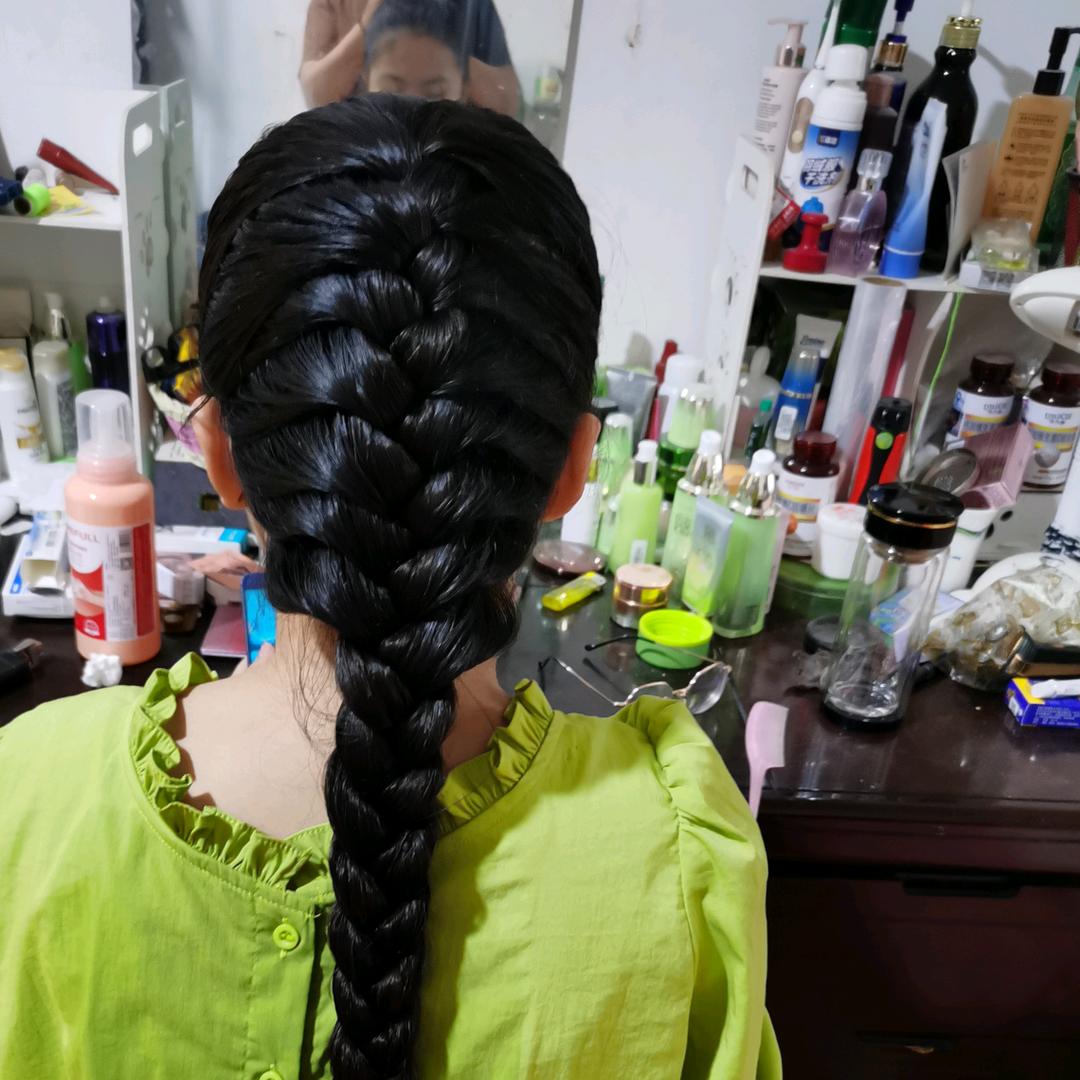 华姐学编织