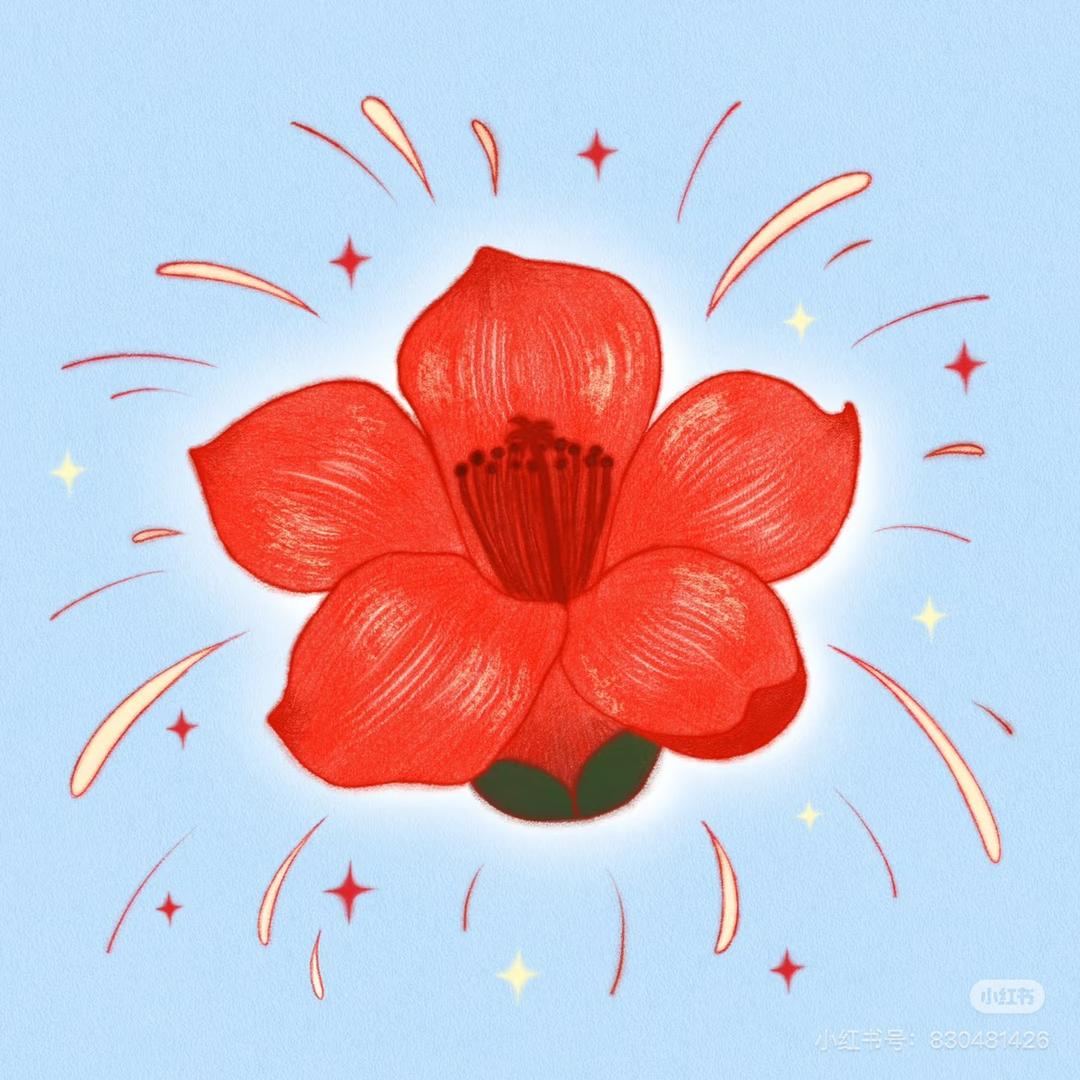 一朵小红花手作