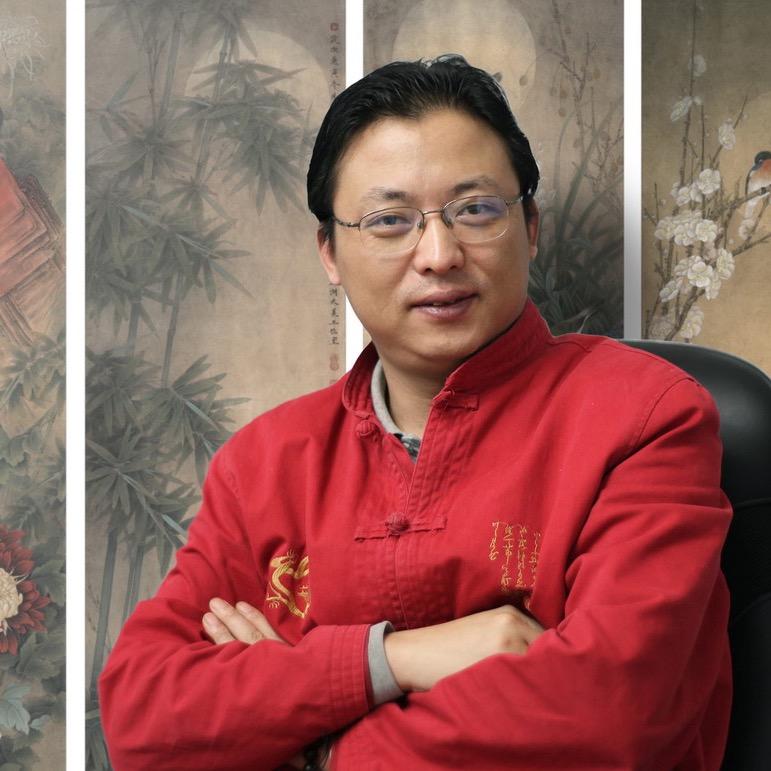 李晓明工笔画
