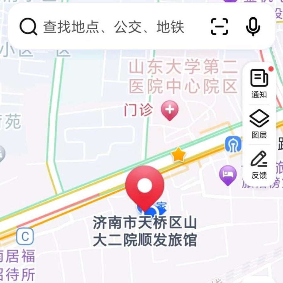 顺发旅馆，大明湖，山大二院，历山路K口