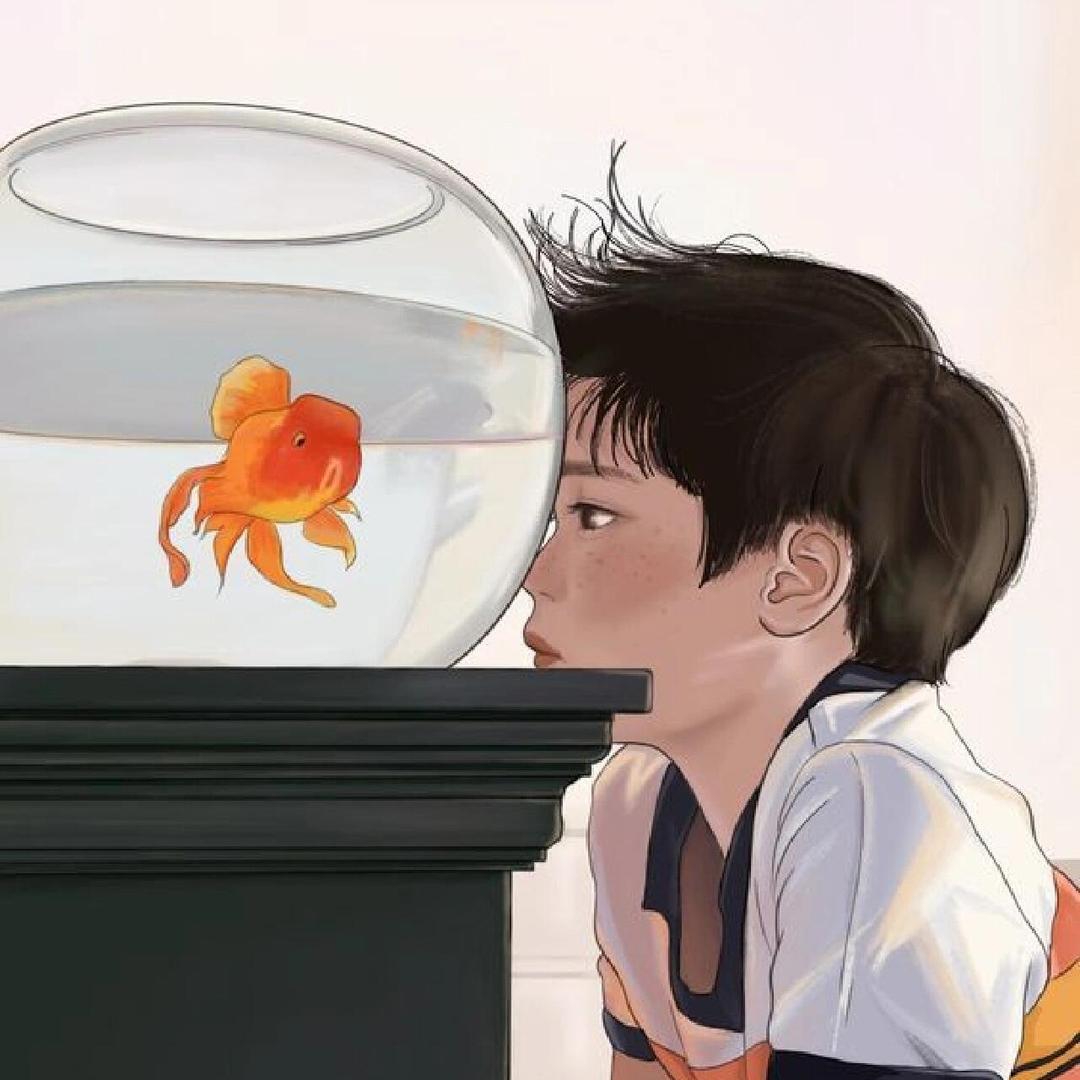 小白努力为老板卖鱼缸❤️