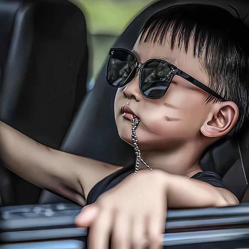 骑着狗去逛街！！！