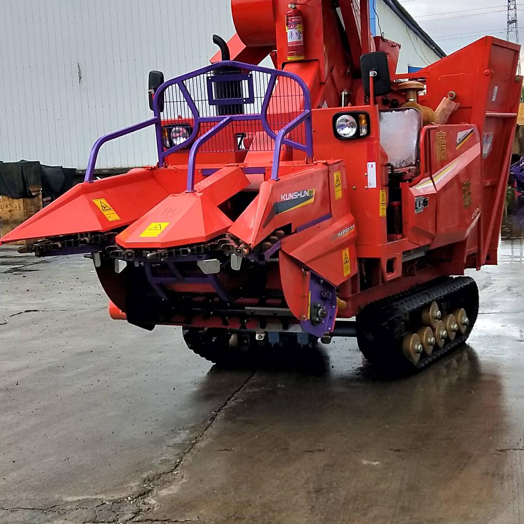 我是老刘废铁玉米收割机