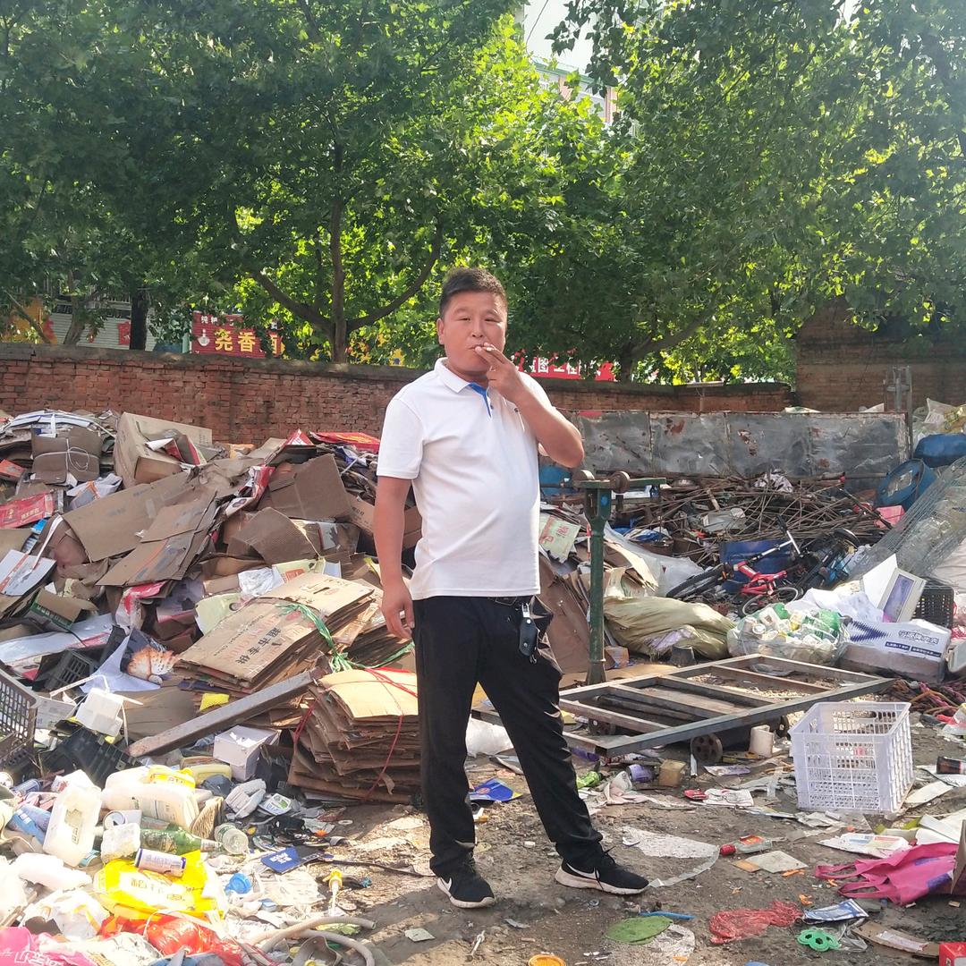 安徽人在河南收废品。