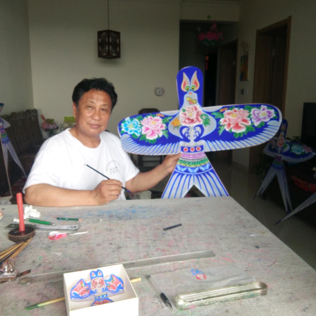 《三艺斋》钟义臣艺术(风筝花灯工笔画)