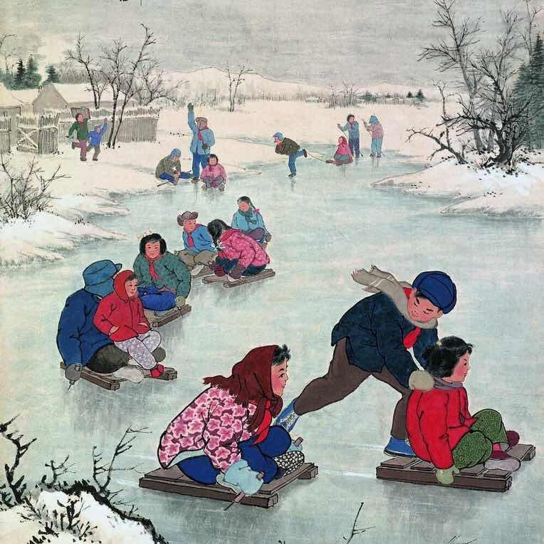 冰上春溯概念美食