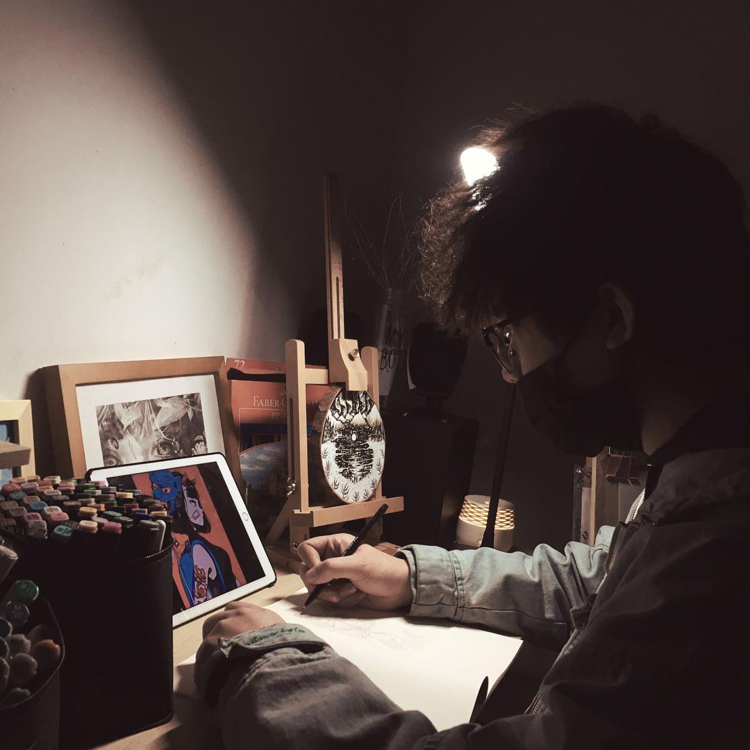 画画的小鸟