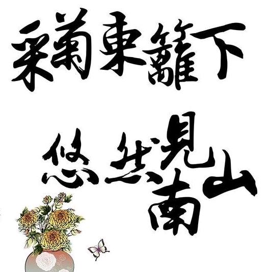 采菊东篱下