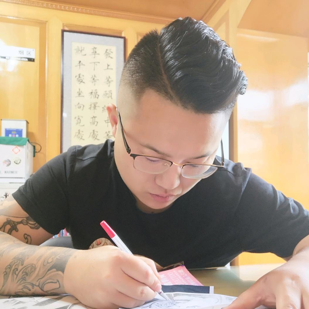 三石刺青，晓磊