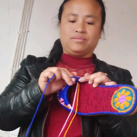 手工毛线拖鞋