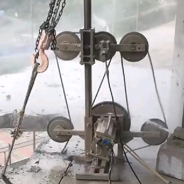 崔混凝土切割绳锯切割打孔地面切割锯片焊齿