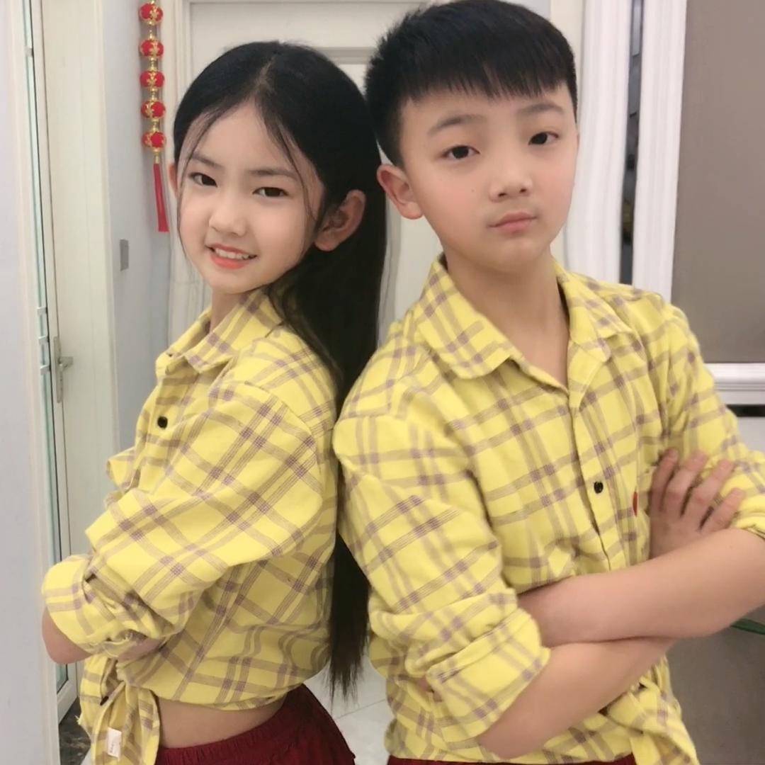 龙凤胎兄妹@抖音
