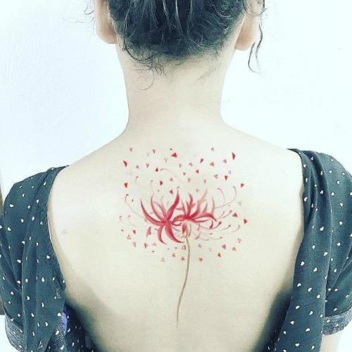 🌸彼岸花开身上纹🌸