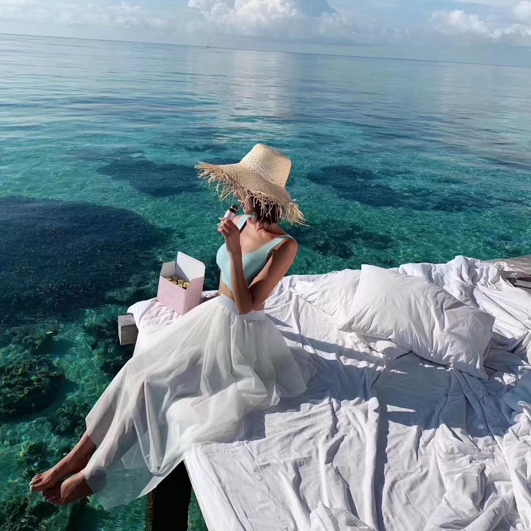 阳光下的泡沫～