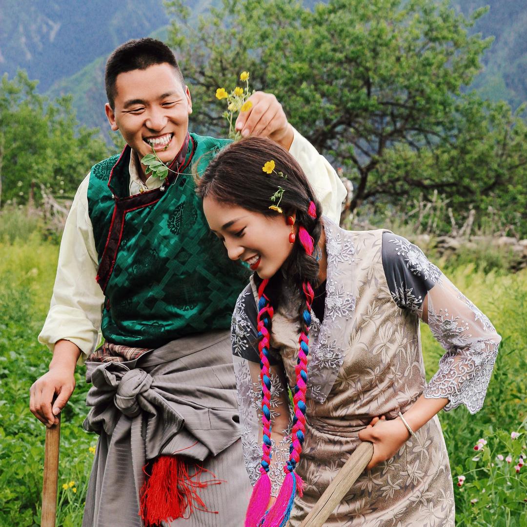 西藏兄妹(索珍&加措)@抖音