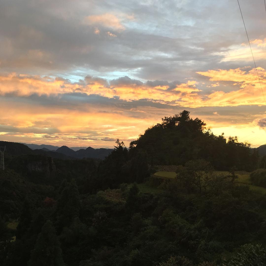 黄昏晚霞