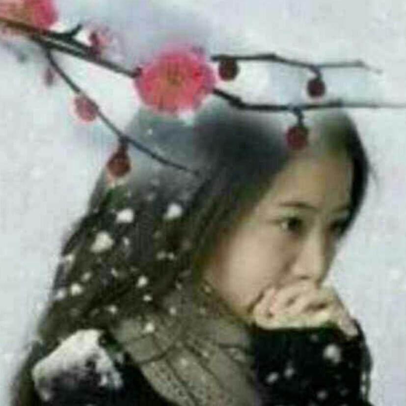 蓝色雪冰花
