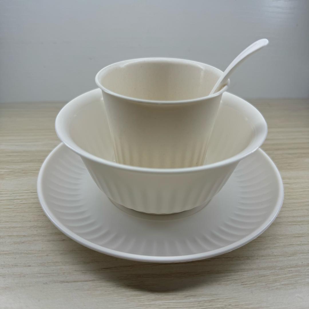 莱阳一次性稻壳餐具批发