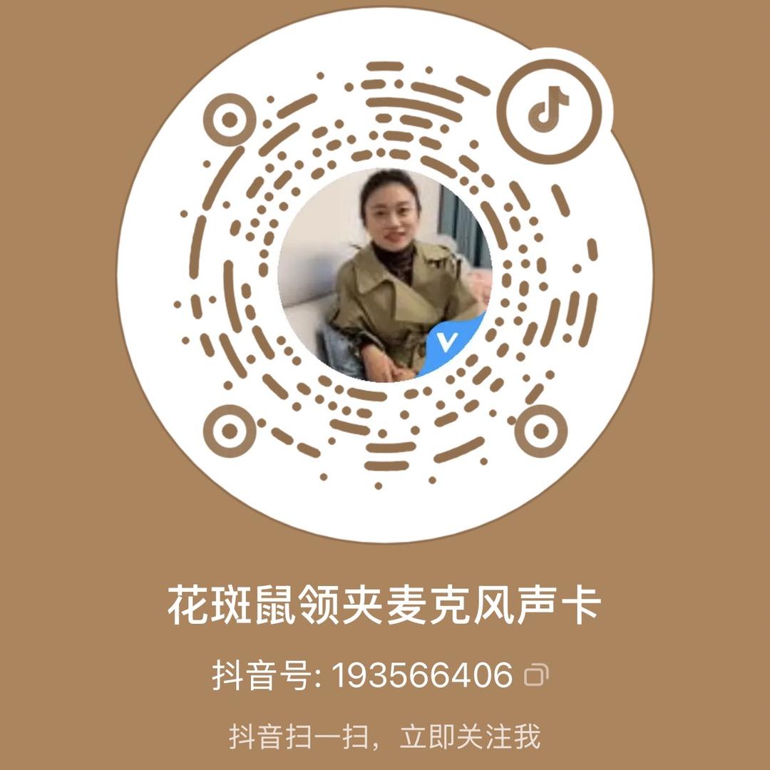 花斑鼠领夹麦克风声卡