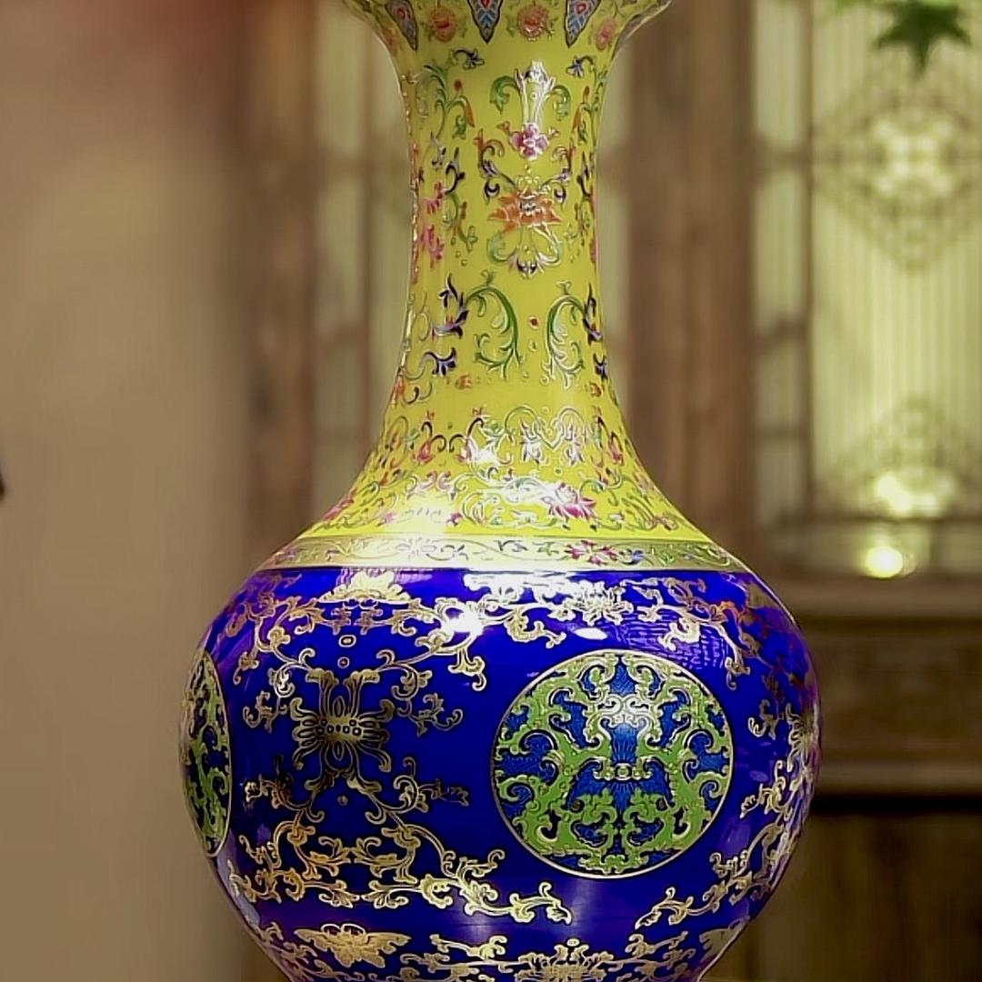 景德镇贡绘陶瓷源头总部仿古花瓶