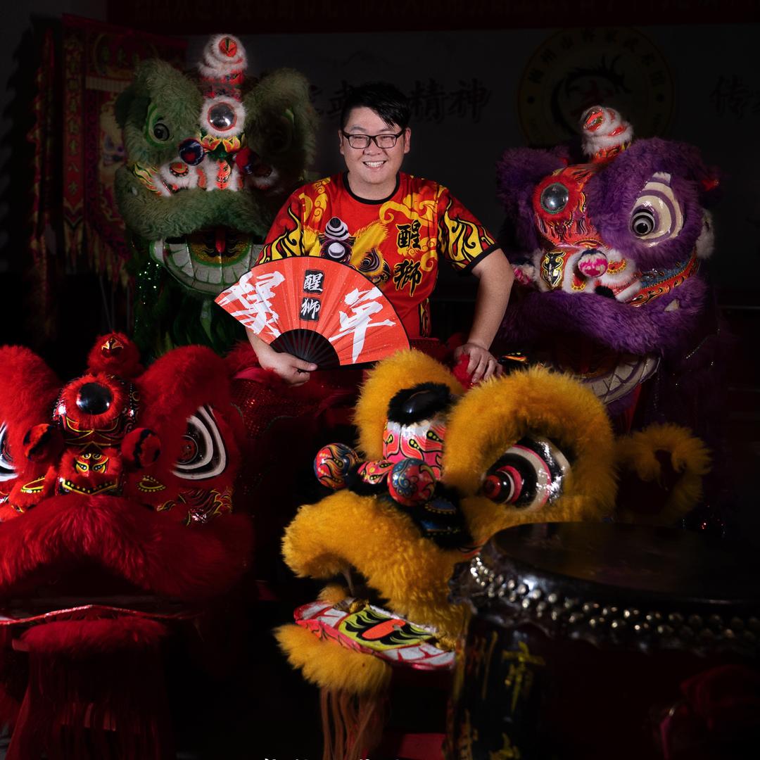 阿肥醒狮-古楷明