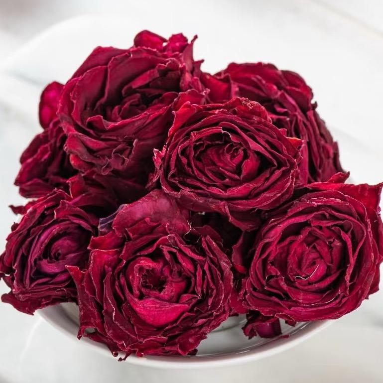 聚优阁墨红玫瑰花茶严选