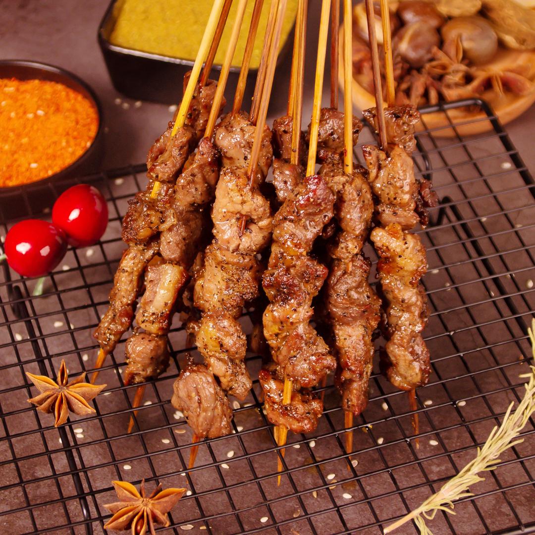 我是一个卖烧烤串的