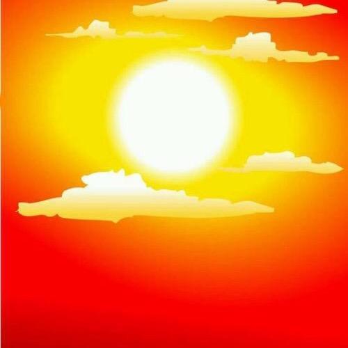 向太阳吸收能量