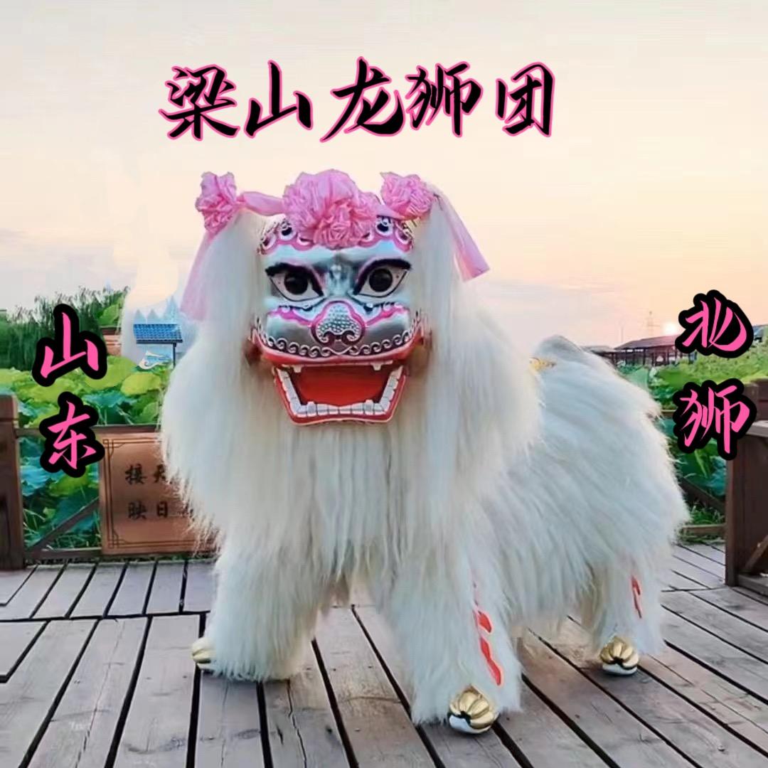 梁山小白狮醉狮 （祭拜）（旭旭）