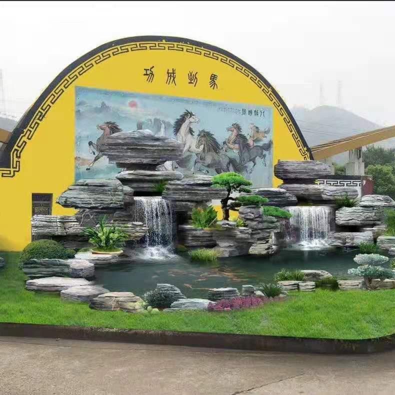 臻祥园林《专业锦鲤鱼池过滤假山设计施工》
