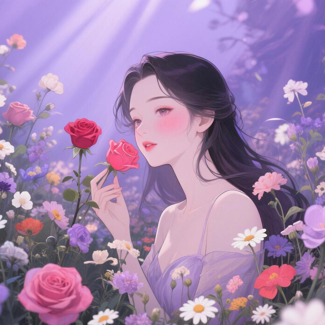 伊人、爲花醉