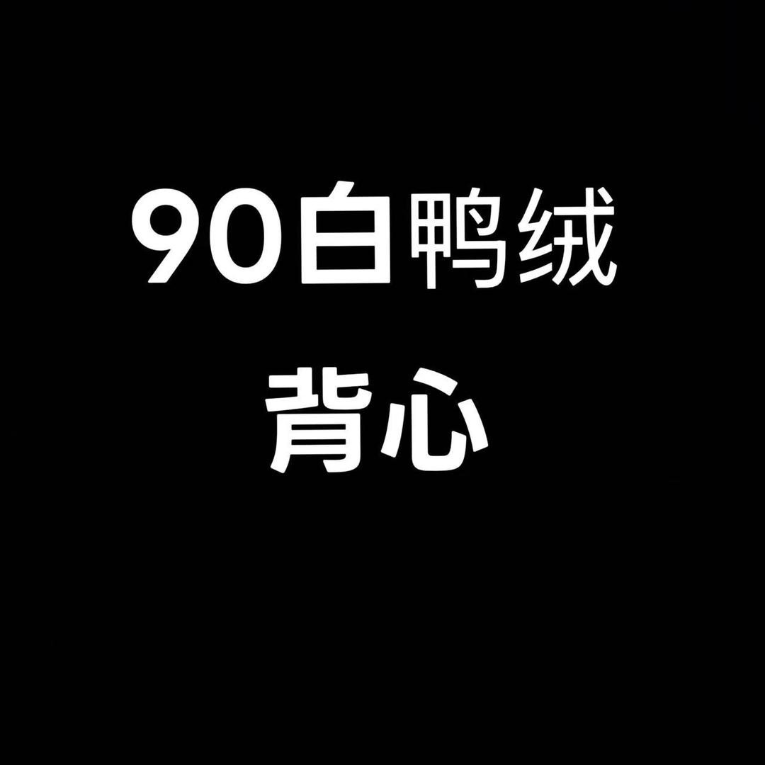 90白鸭绒保暖背心