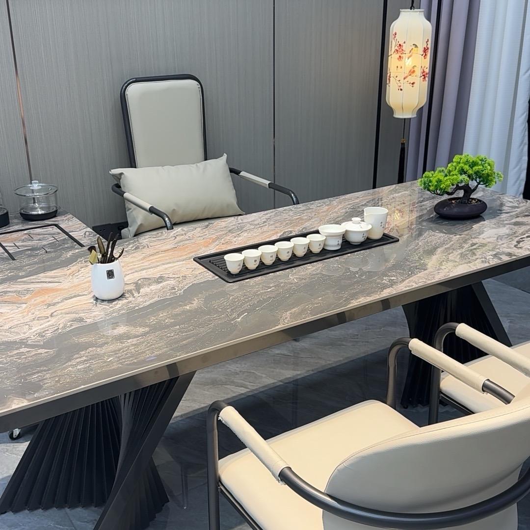 佛山茶韵岩板茶桌