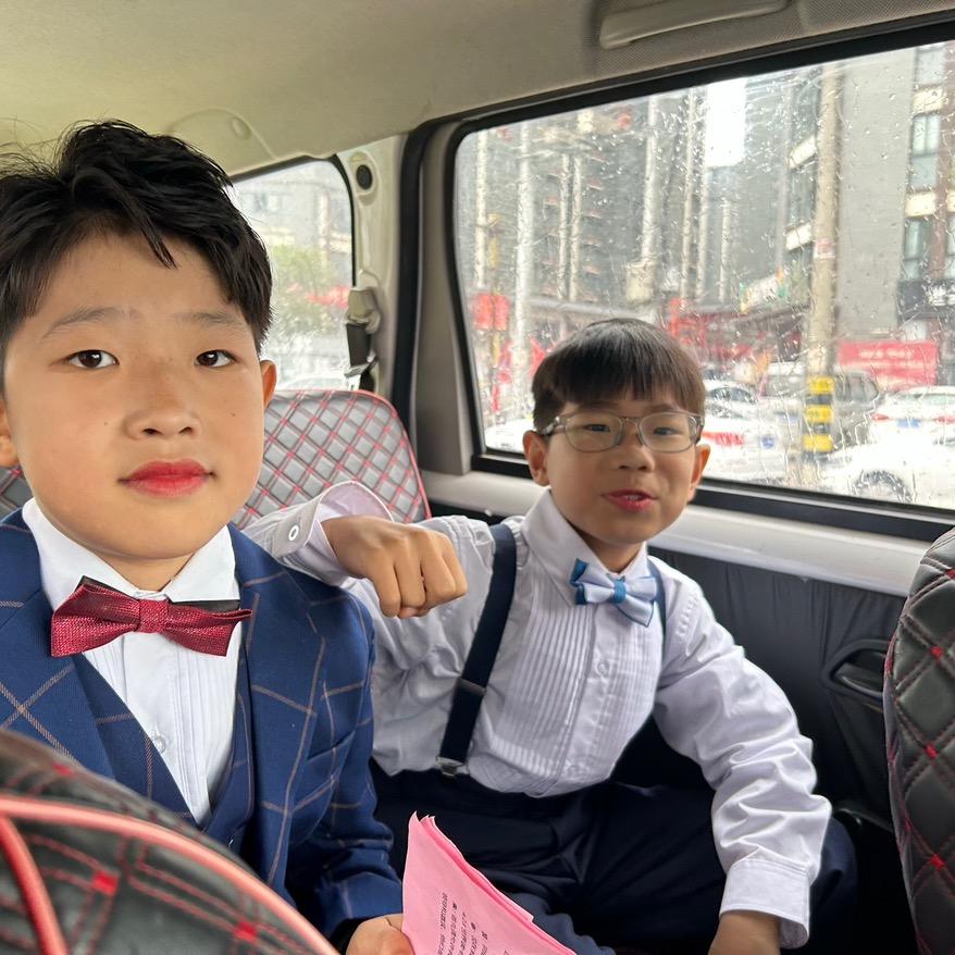 涵珂一家人