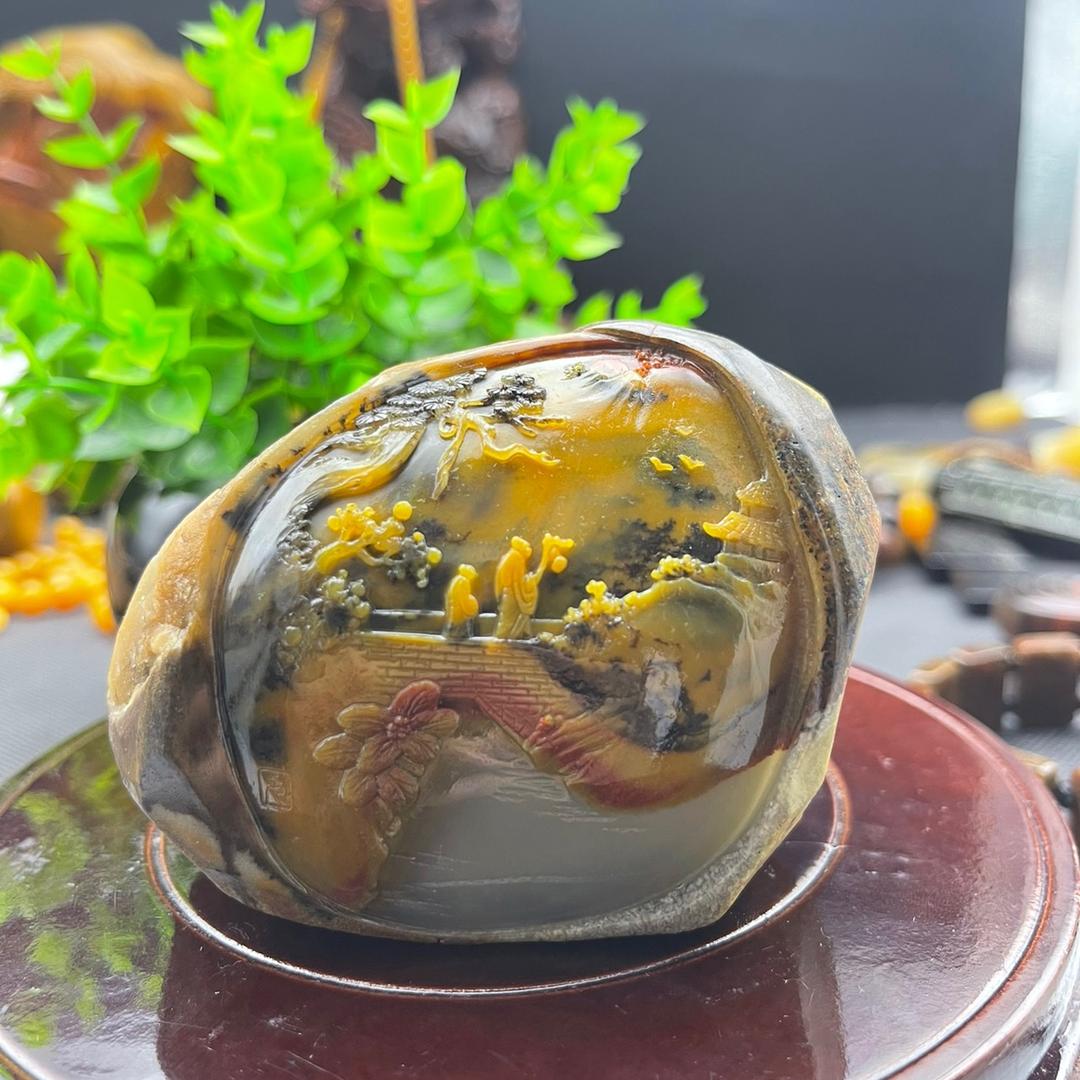 小安徽黄蜡石超市