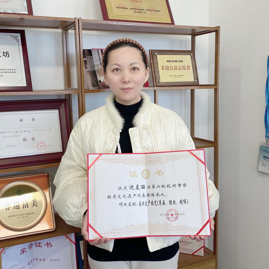 小桑叶手工蚕丝被