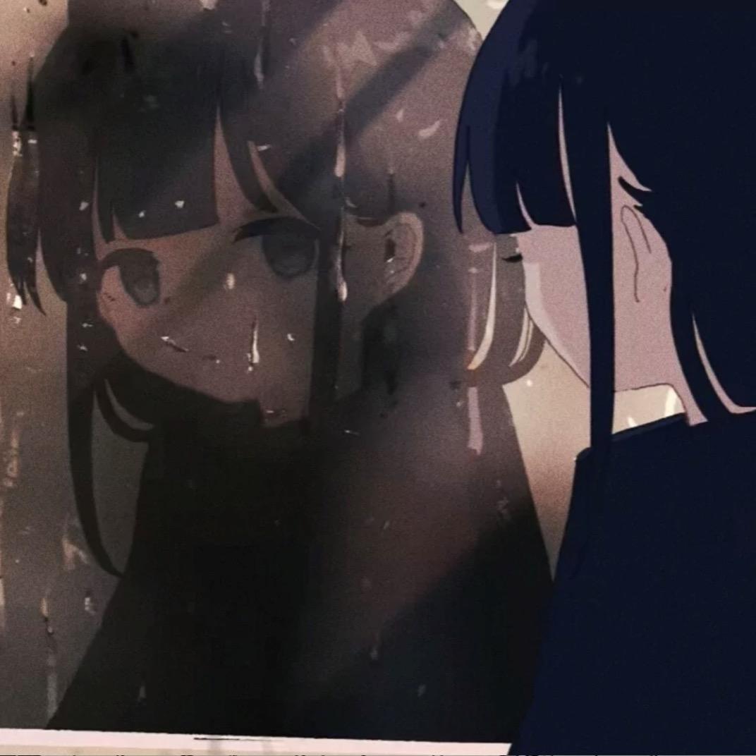 等雨停。