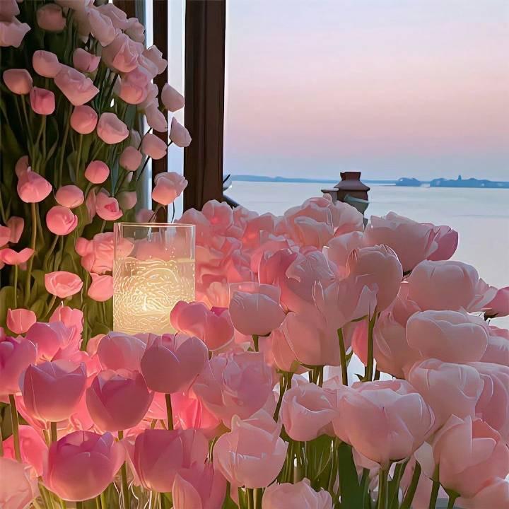 桂花树喝茶