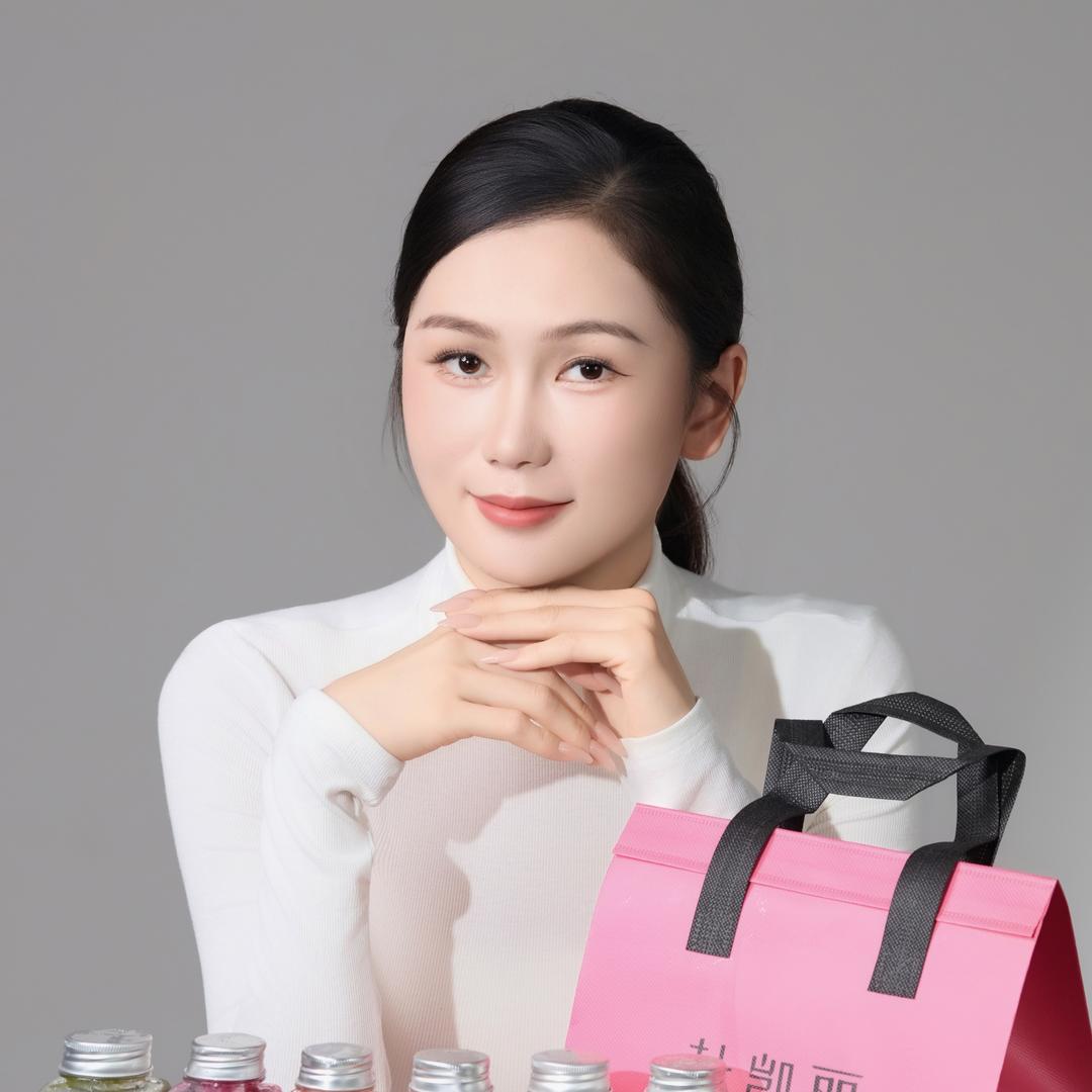 杜凯纯Karen杜凯丽超模果蔬汁