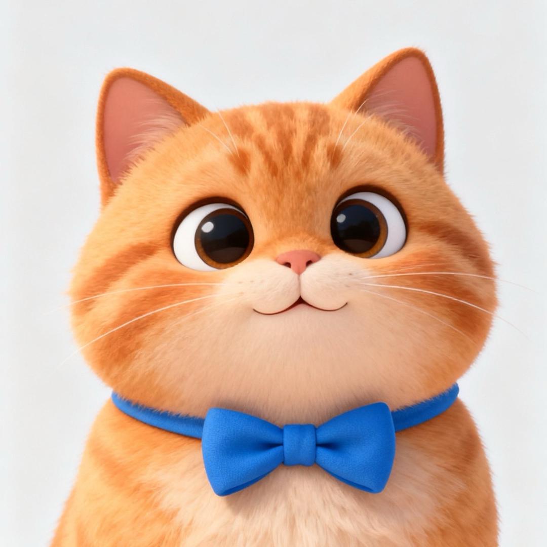 黄色大橘猫