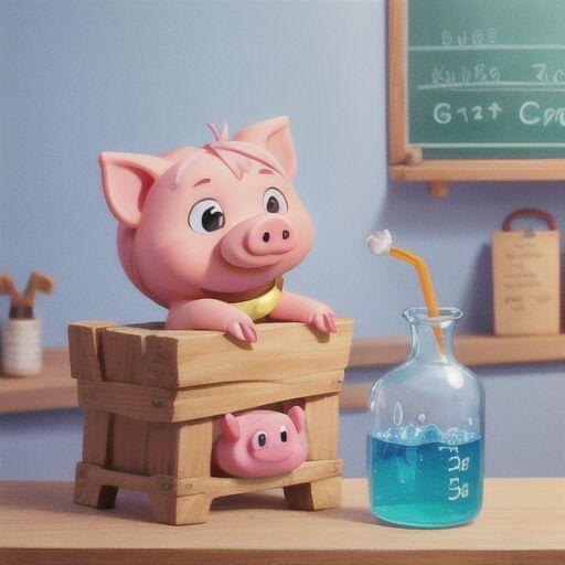 一只学化学的猪
