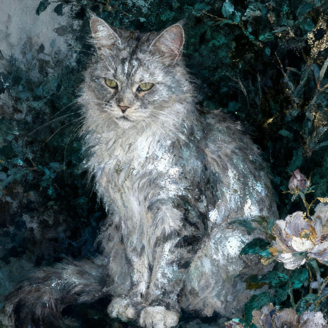 琥珀是只小缅因🌸