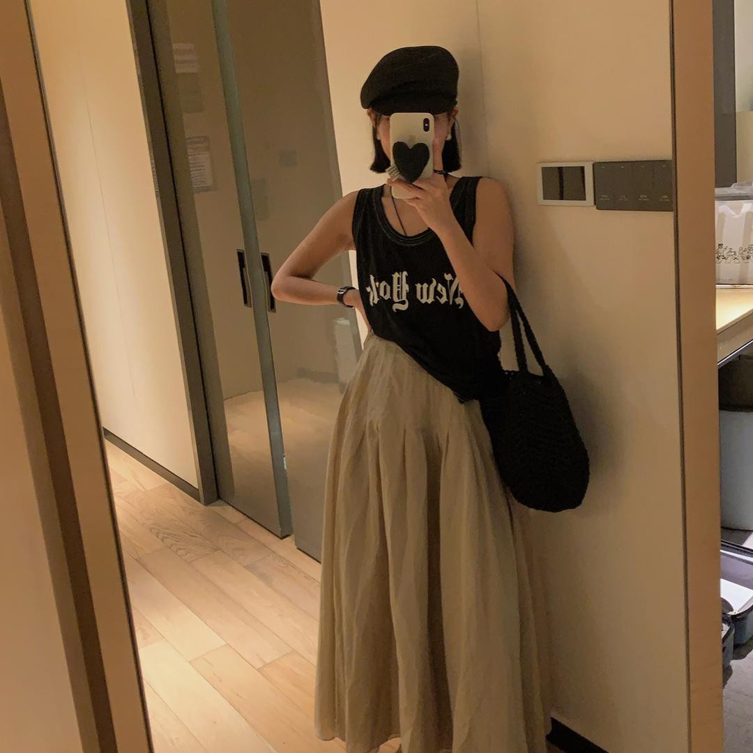 乐活城小黑裙韩国女装
