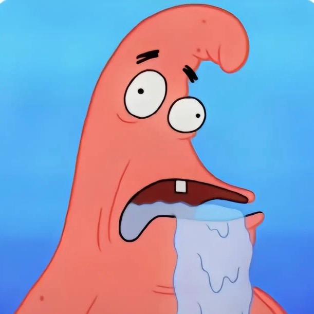 我是派大星本星。我在现实生活中老精了！