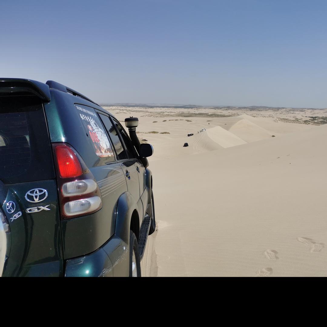 沙漠-越野-摩托车