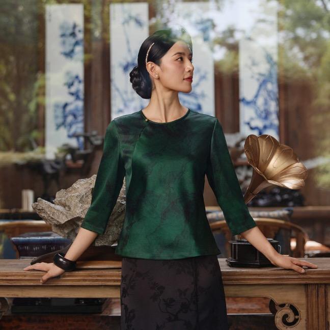 响隐香云纱丝绸