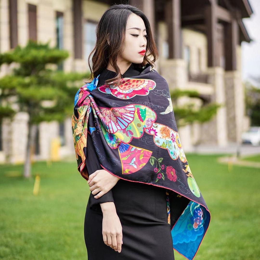 欧恋克什米尔围巾