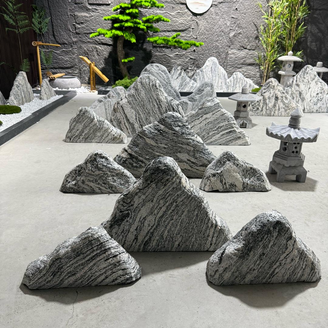 雪浪石景观造景